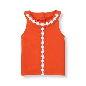 Janie and Jack Embroidered Circle Top